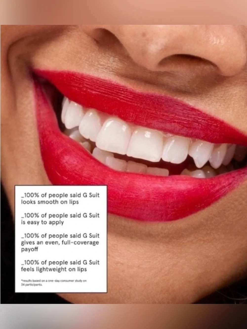 Glossier Suit Soft Touch Lip Crème Jet Bright Rich Red ❤️